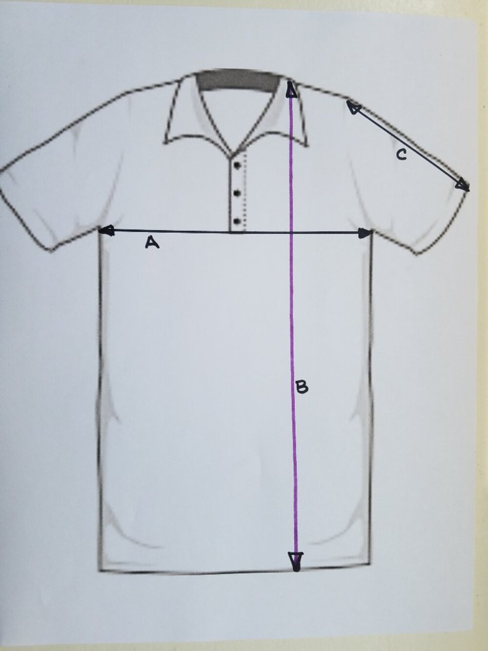 7 Diamonds 4 Way Stretch Golf Polo Shirt Men's Medium Blue/White Splatter EUC - Picture 8 of 8